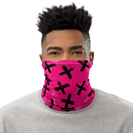 X Pink Small Neck Gaiter