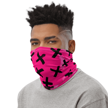 X Pink Small Neck Gaiter