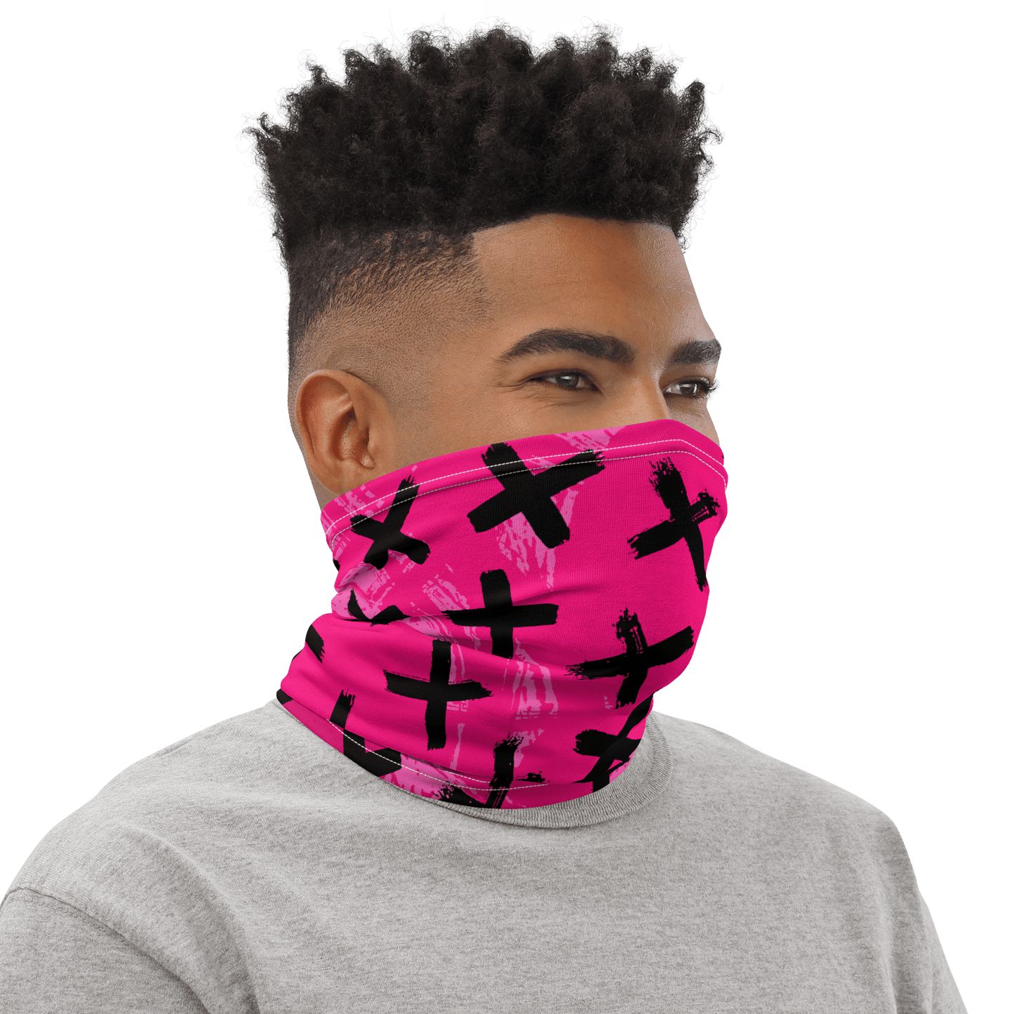 X Pink Small Neck Gaiter