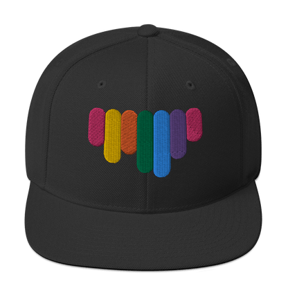 Rainbow Drip - Flat Bill Baseball Hat