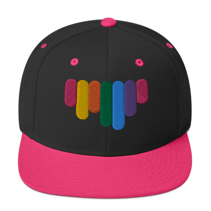 Rainbow Drip - Flat Bill Baseball Hat