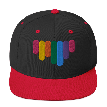 Rainbow Drip - Flat Bill Baseball Hat