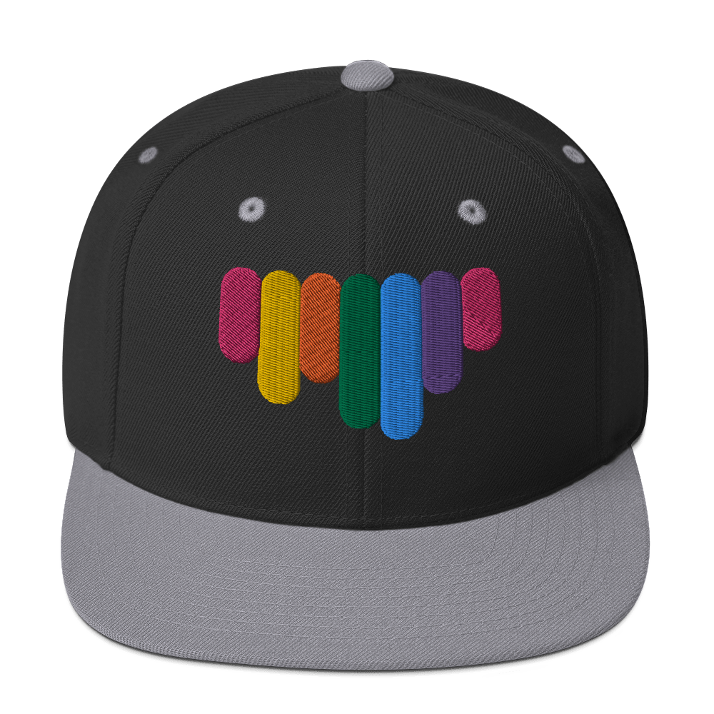 Rainbow Drip - Flat Bill Baseball Hat