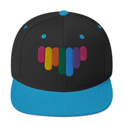 Rainbow Drip - Flat Bill Baseball Hat