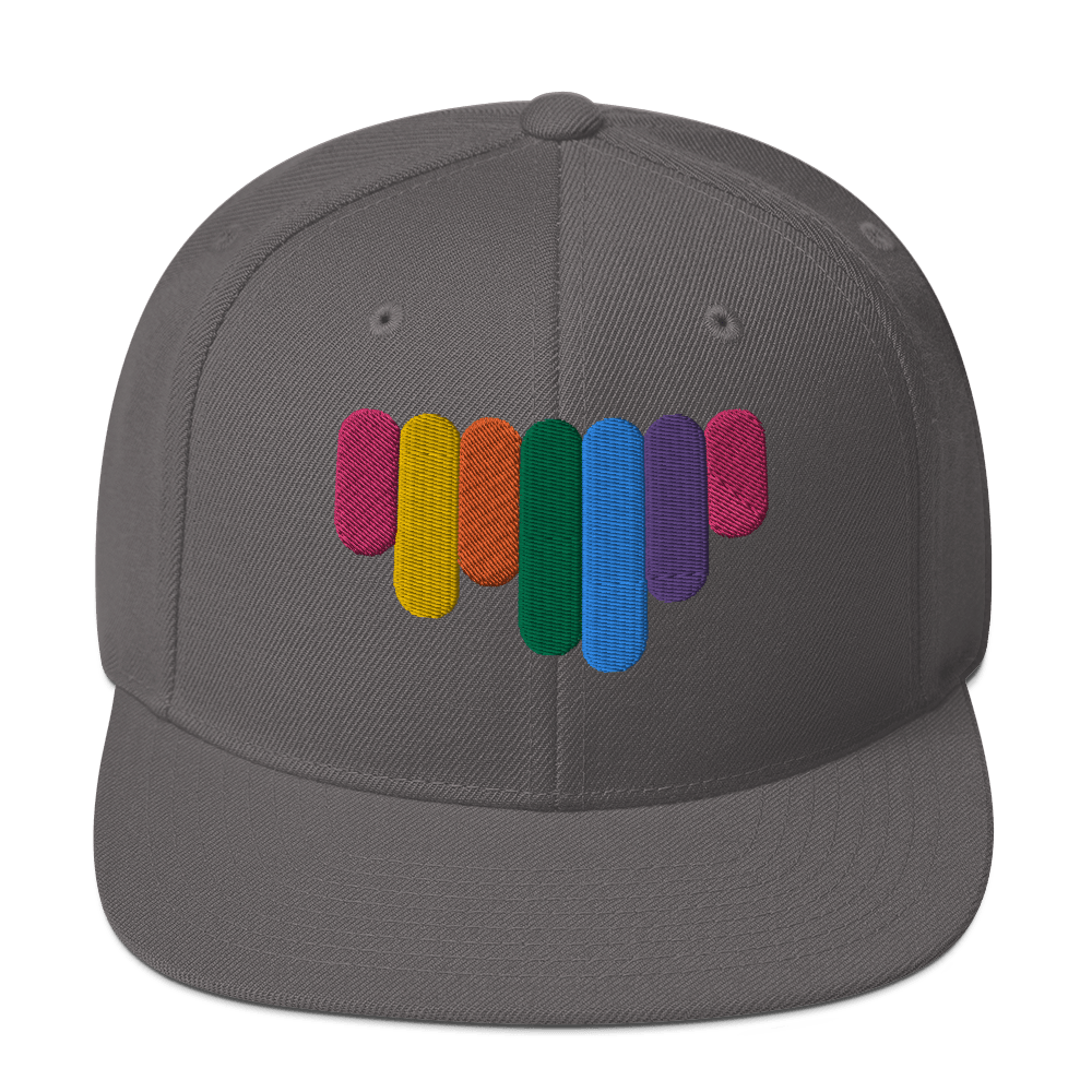 Rainbow Drip - Flat Bill Baseball Hat