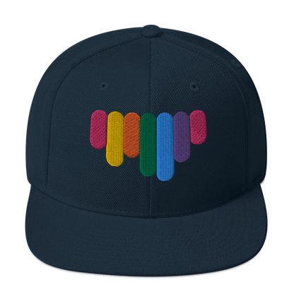 Rainbow Drip - Flat Bill Baseball Hat