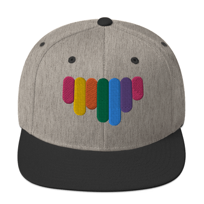 Rainbow Drip - Flat Bill Baseball Hat