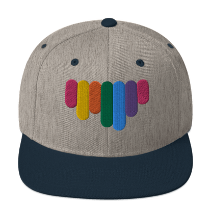 Rainbow Drip - Flat Bill Baseball Hat