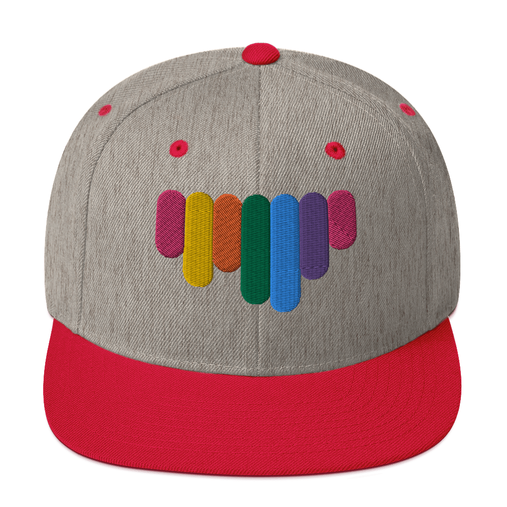 Rainbow Drip - Flat Bill Baseball Hat