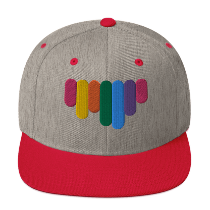 Rainbow Drip - Flat Bill Baseball Hat