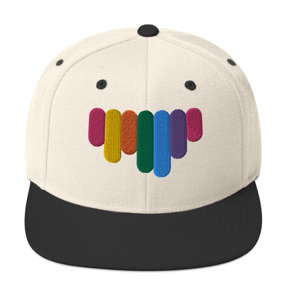 Rainbow Drip - Flat Bill Baseball Hat