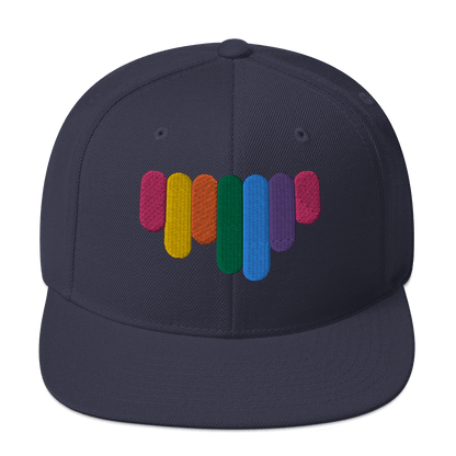 Rainbow Drip - Flat Bill Baseball Hat