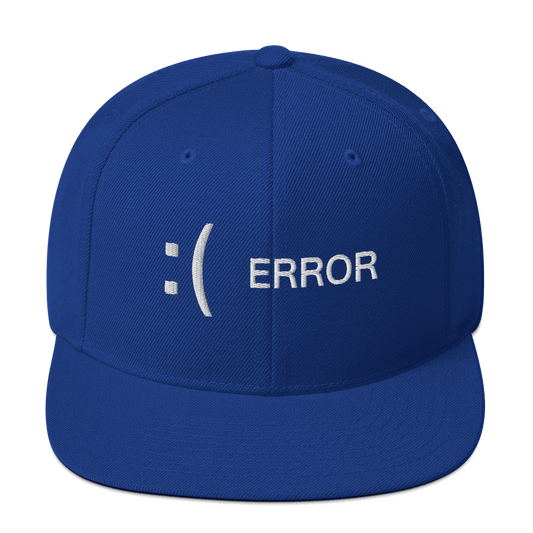 :( Error - Basebakk Snapback Hat