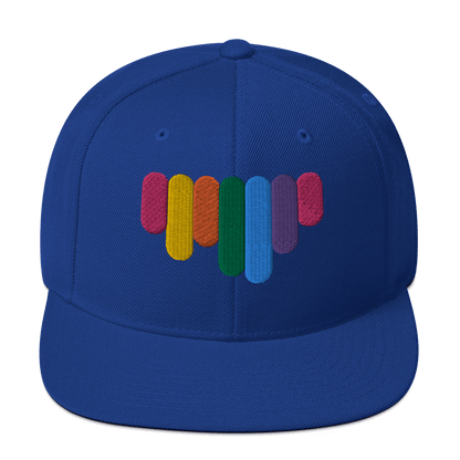 Rainbow Drip - Flat Bill Baseball Hat