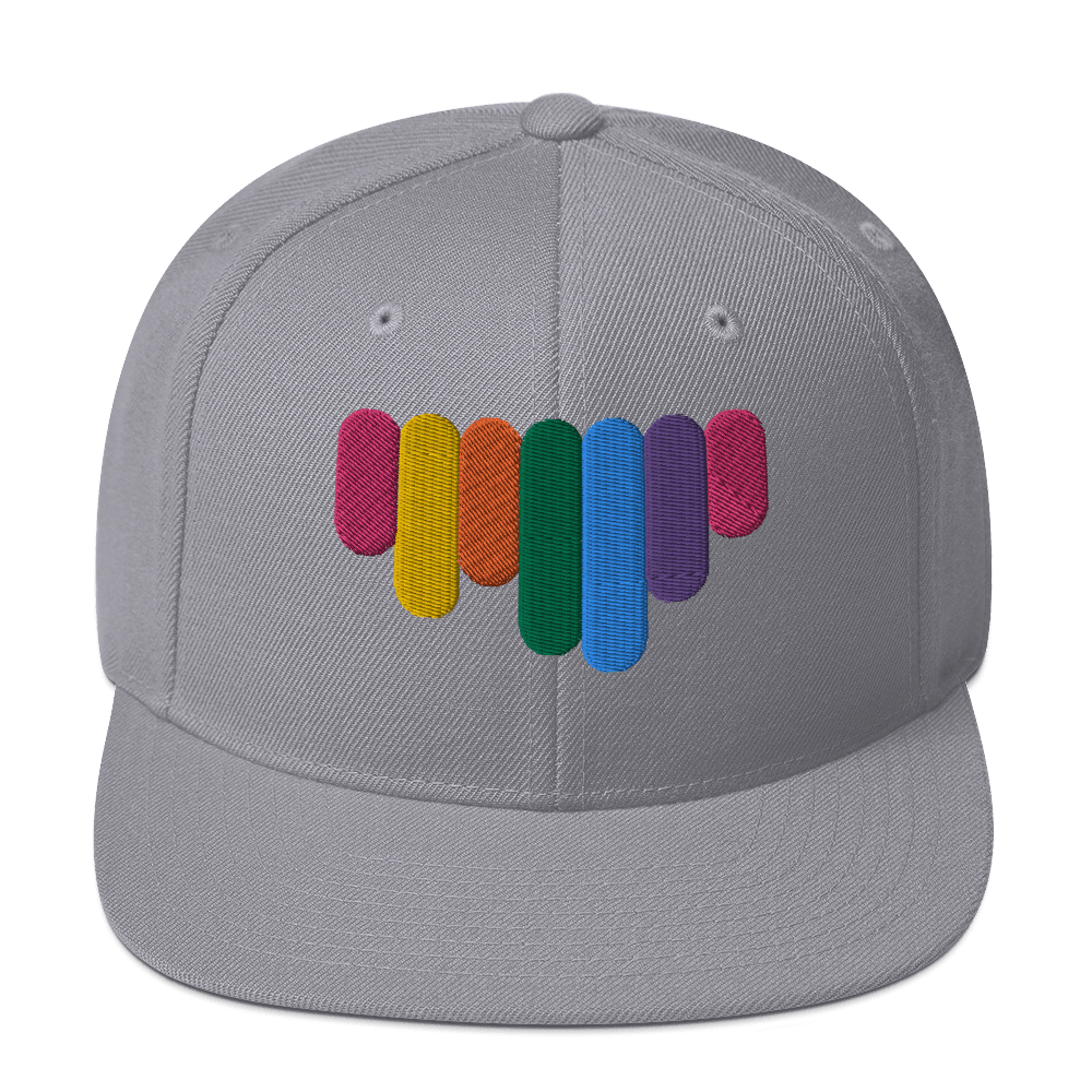 Rainbow Drip - Flat Bill Baseball Hat