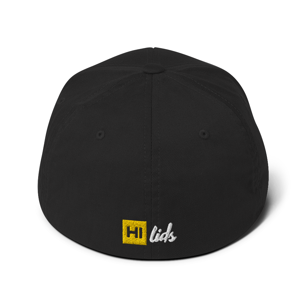 VANISH (ghost text) - Fitted Hat