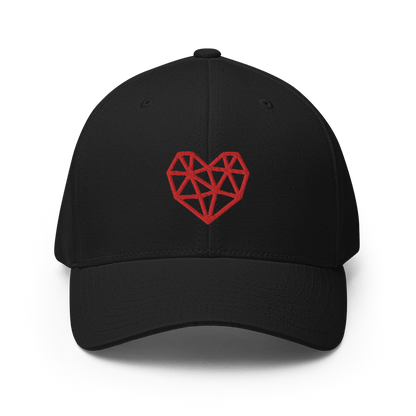 Geo Heart - Fitted Hat