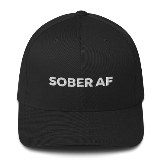 Sober AF - Fitted Hat