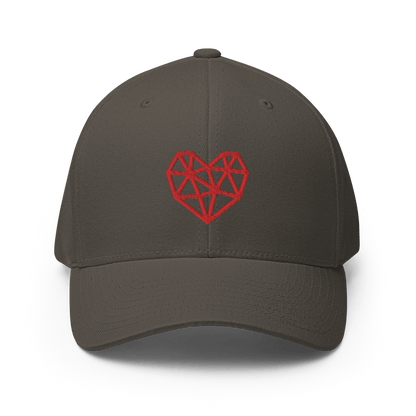 Geo Heart - Fitted Hat