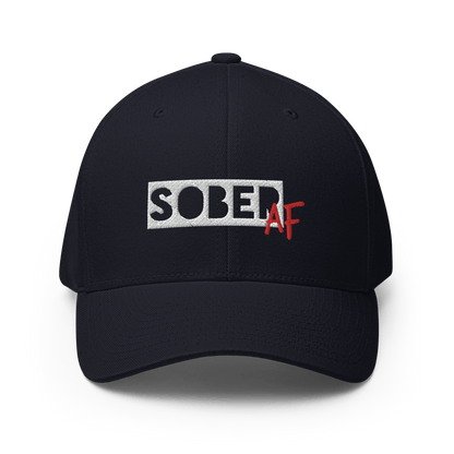 Sober AF - Fitted Hat