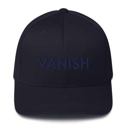 VANISH (ghost text) - Fitted Hat