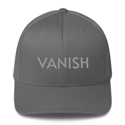 VANISH (ghost text) - Fitted Hat