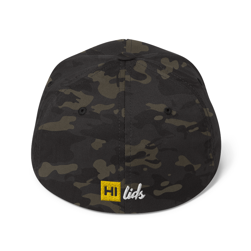 VANISH (ghost text) - Fitted Hat