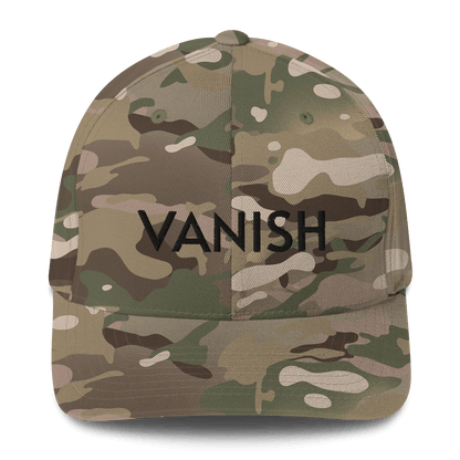 VANISH (ghost text) - Fitted Hat