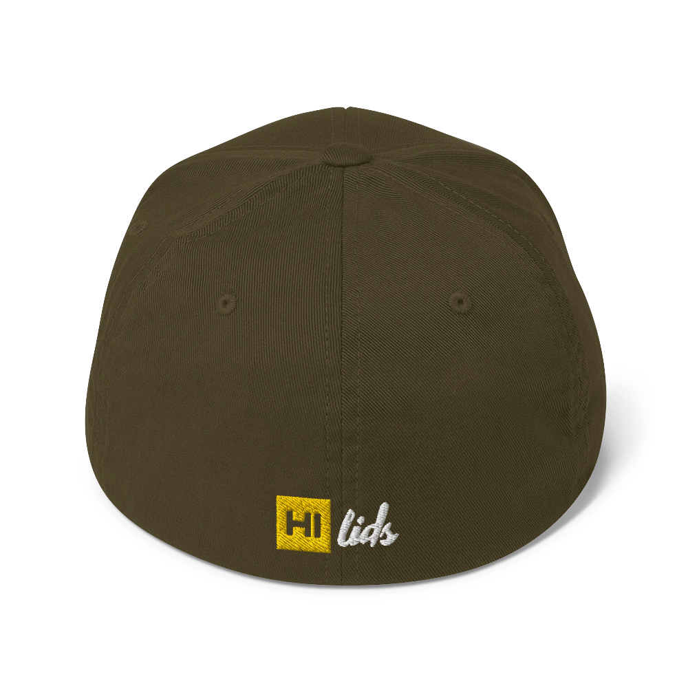 VANISH (ghost text) - Fitted Hat