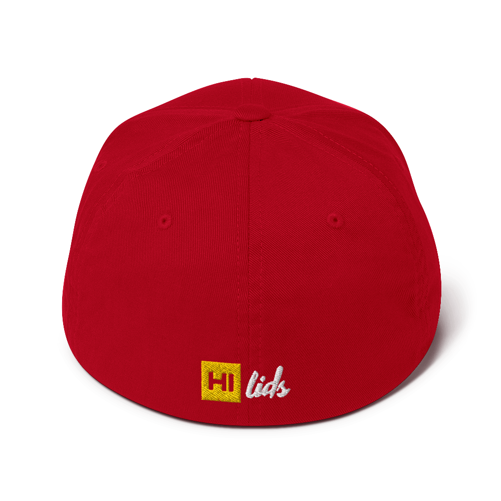 VANISH (ghost text) - Fitted Hat