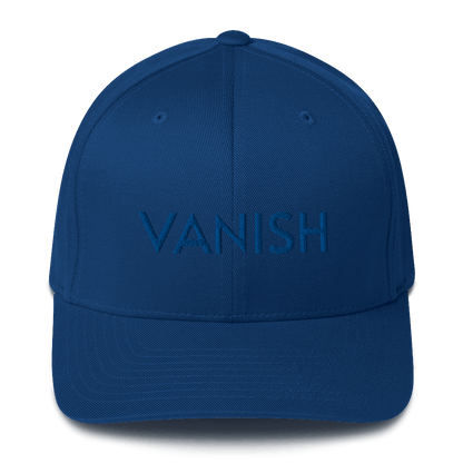 VANISH (ghost text) - Fitted Hat