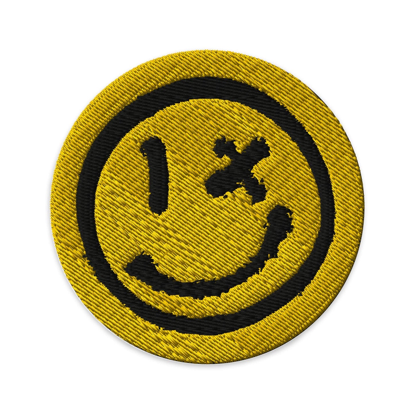 X Winkey Smiley Patch