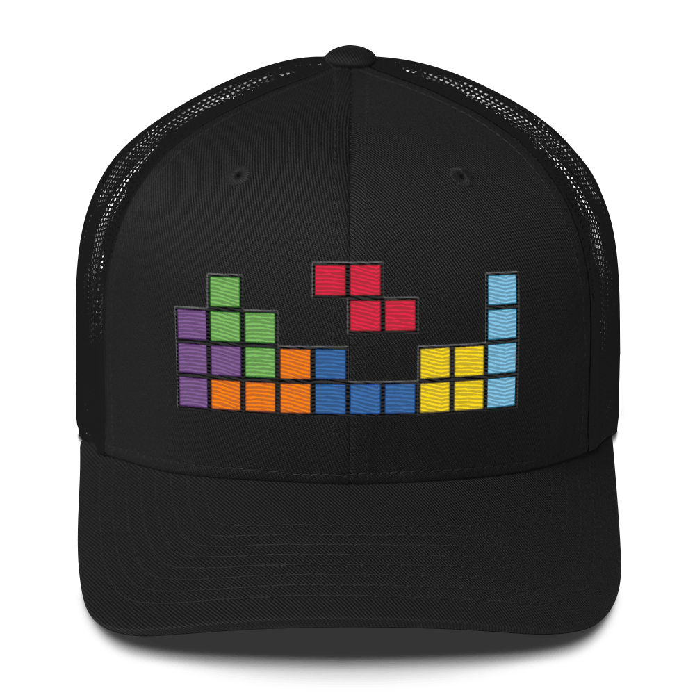 "Tetris" Blocks - Retro Trucker Hat