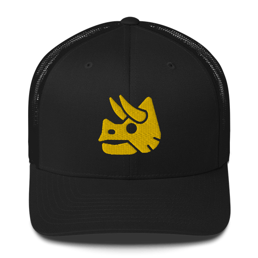 Dino - Triceratops - Retro Trucker Hat