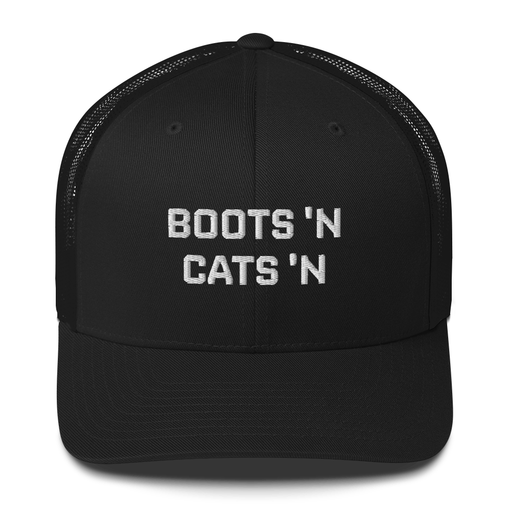 Boots 'N Cats 'N - Retro Trucker Hat