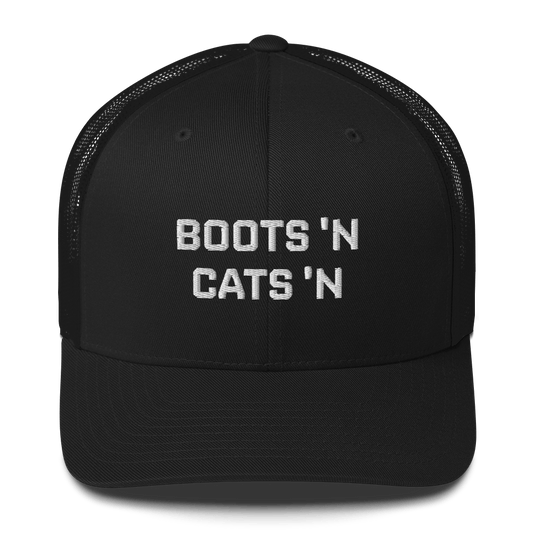 Boots 'N Cats 'N - Retro Trucker Hat