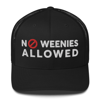 No Weenies Allowed - Retro Trucker Hat