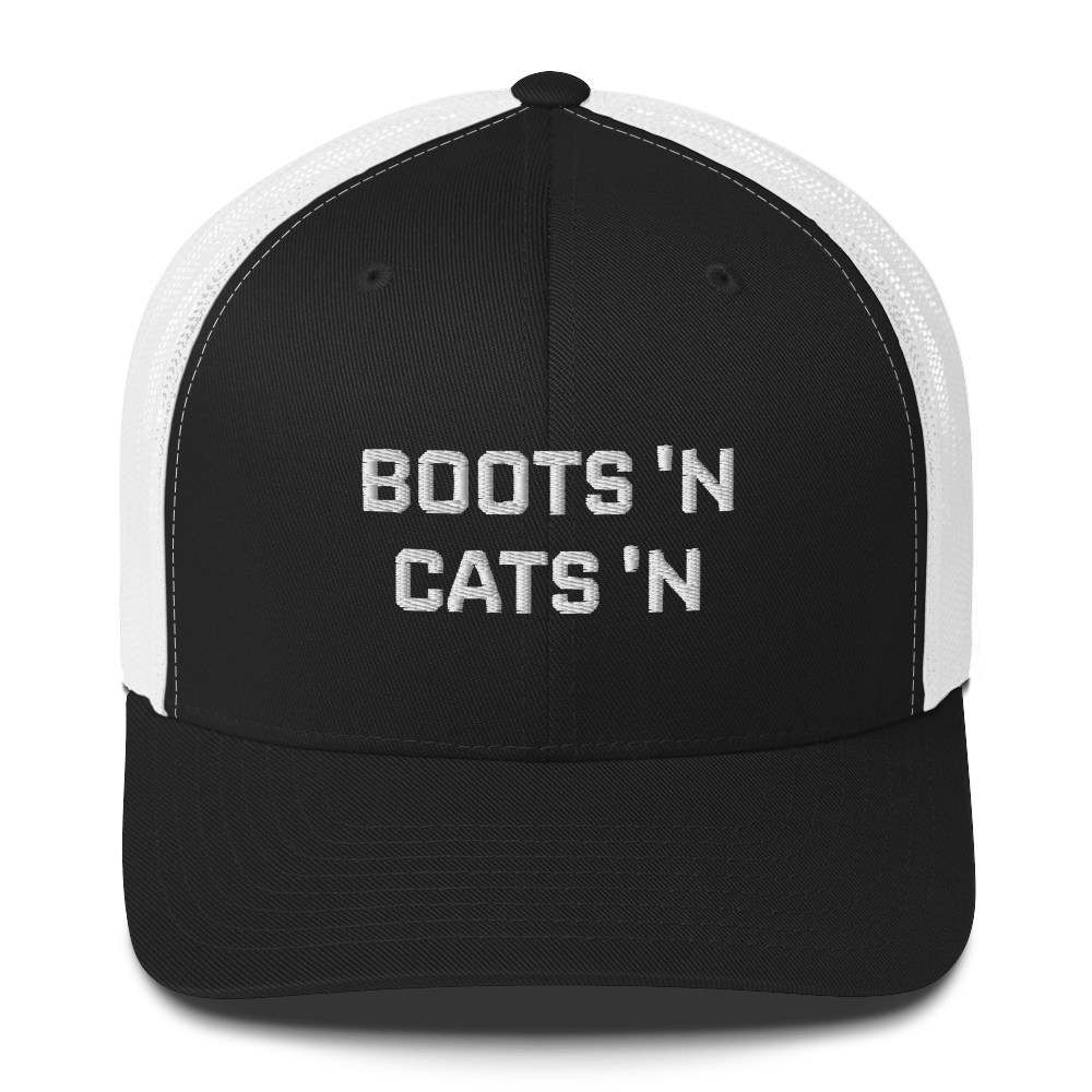 Boots 'N Cats 'N - Retro Trucker Hat