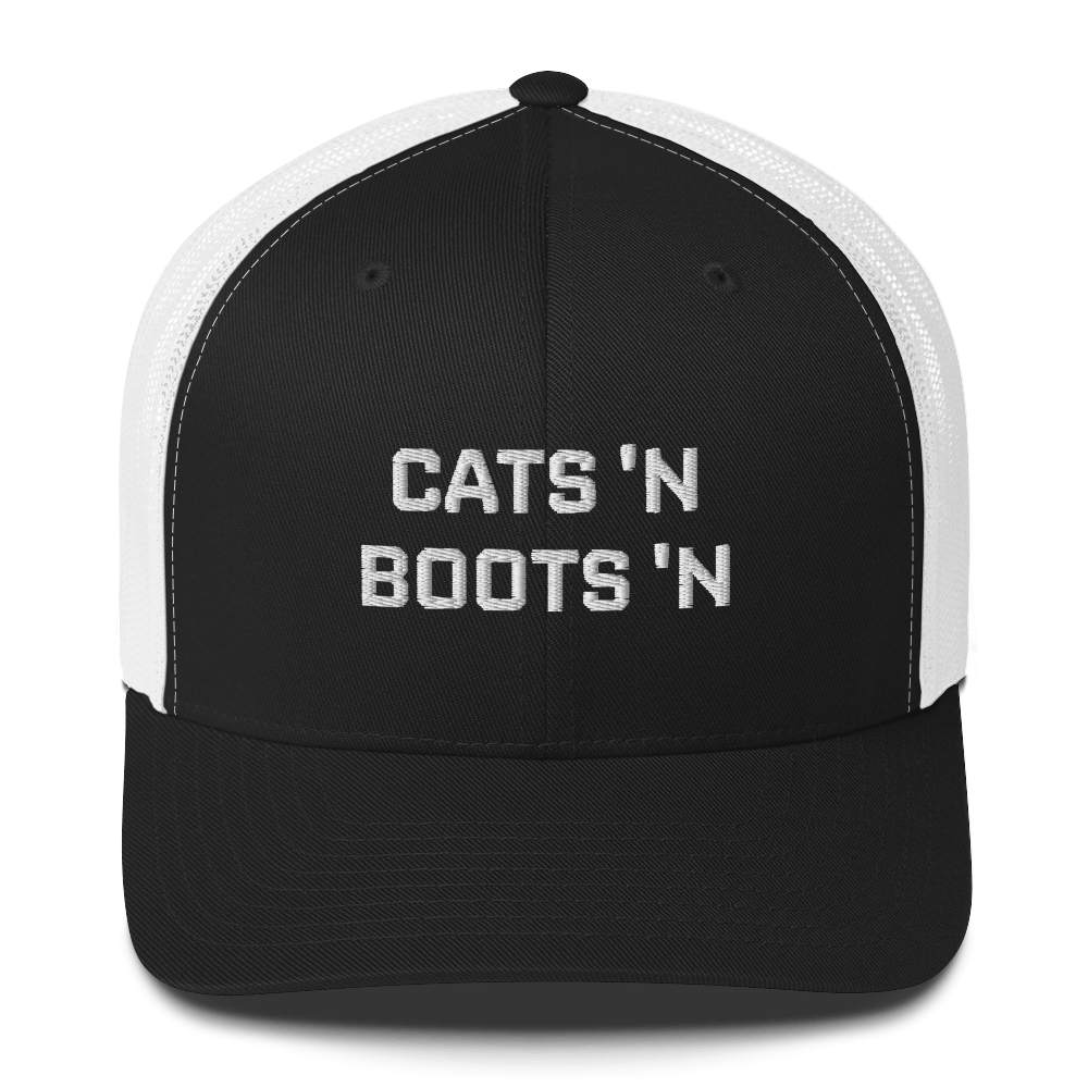 Cats 'N Boots 'N - Retro Trucker Hat