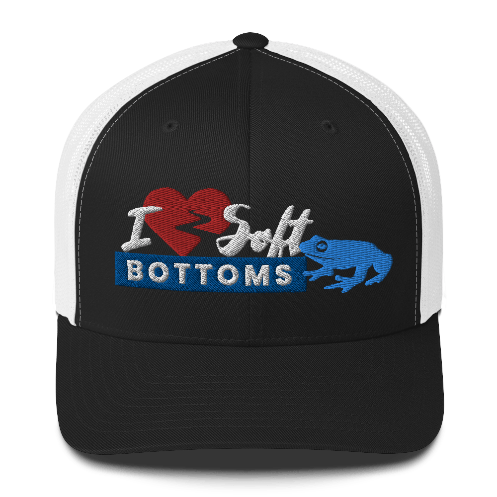 I Love Soft Bottoms - Frog Retro Trucker Hat