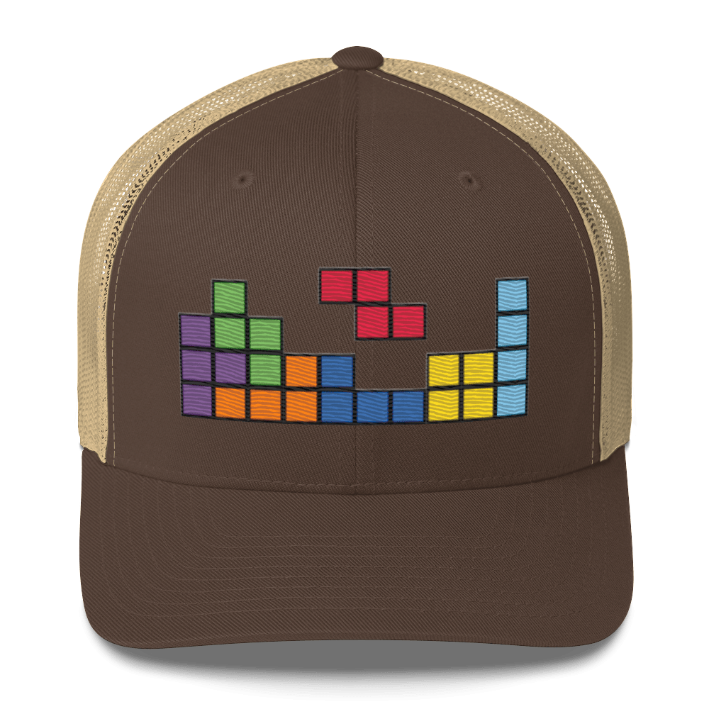 "Tetris" Blocks - Retro Trucker Hat