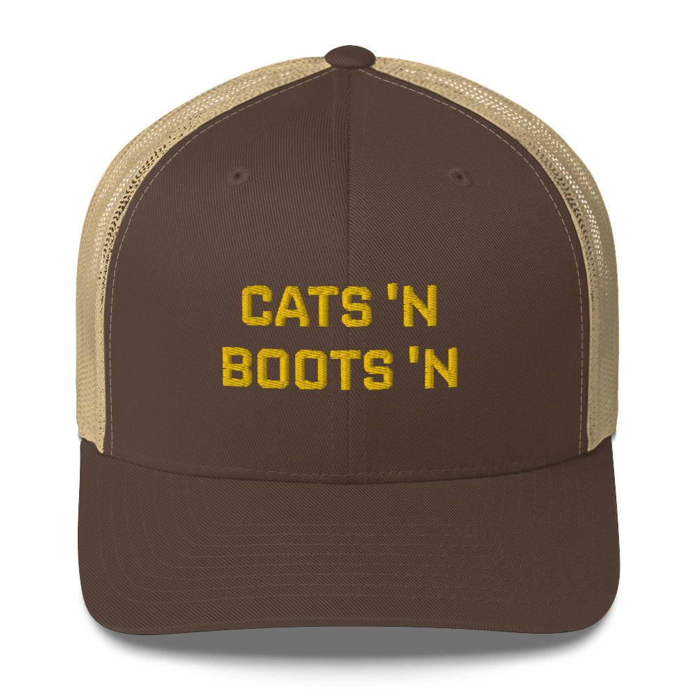 Cats 'N Boots 'N - Retro Trucker Hat