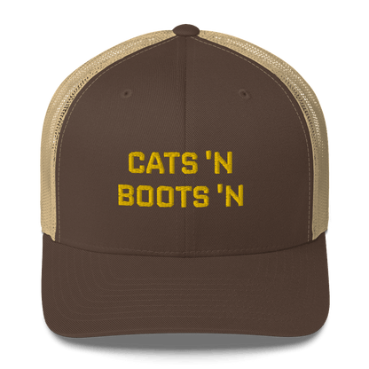 Cats 'N Boots 'N - Retro Trucker Hat