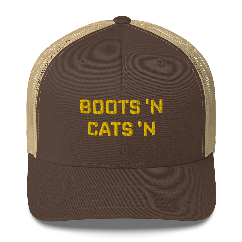 Boots 'N Cats 'N - Retro Trucker Hat