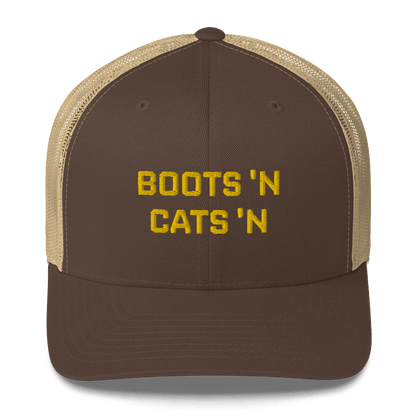 Boots 'N Cats 'N - Retro Trucker Hat