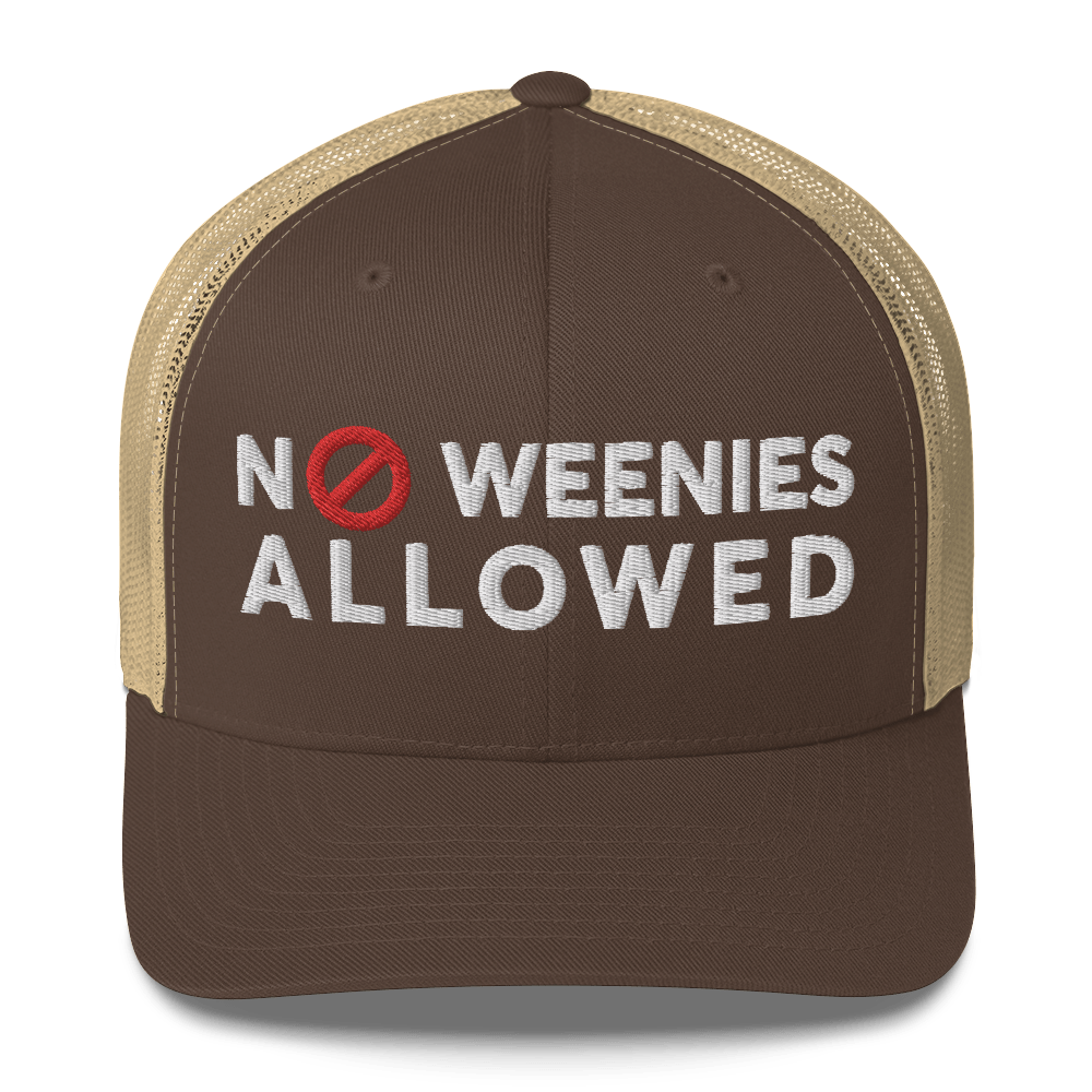 No Weenies Allowed - Retro Trucker Hat