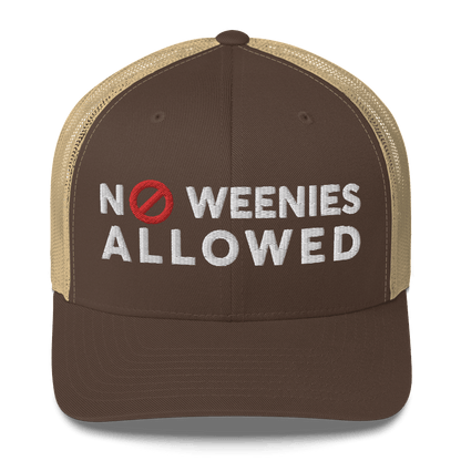 No Weenies Allowed - Retro Trucker Hat