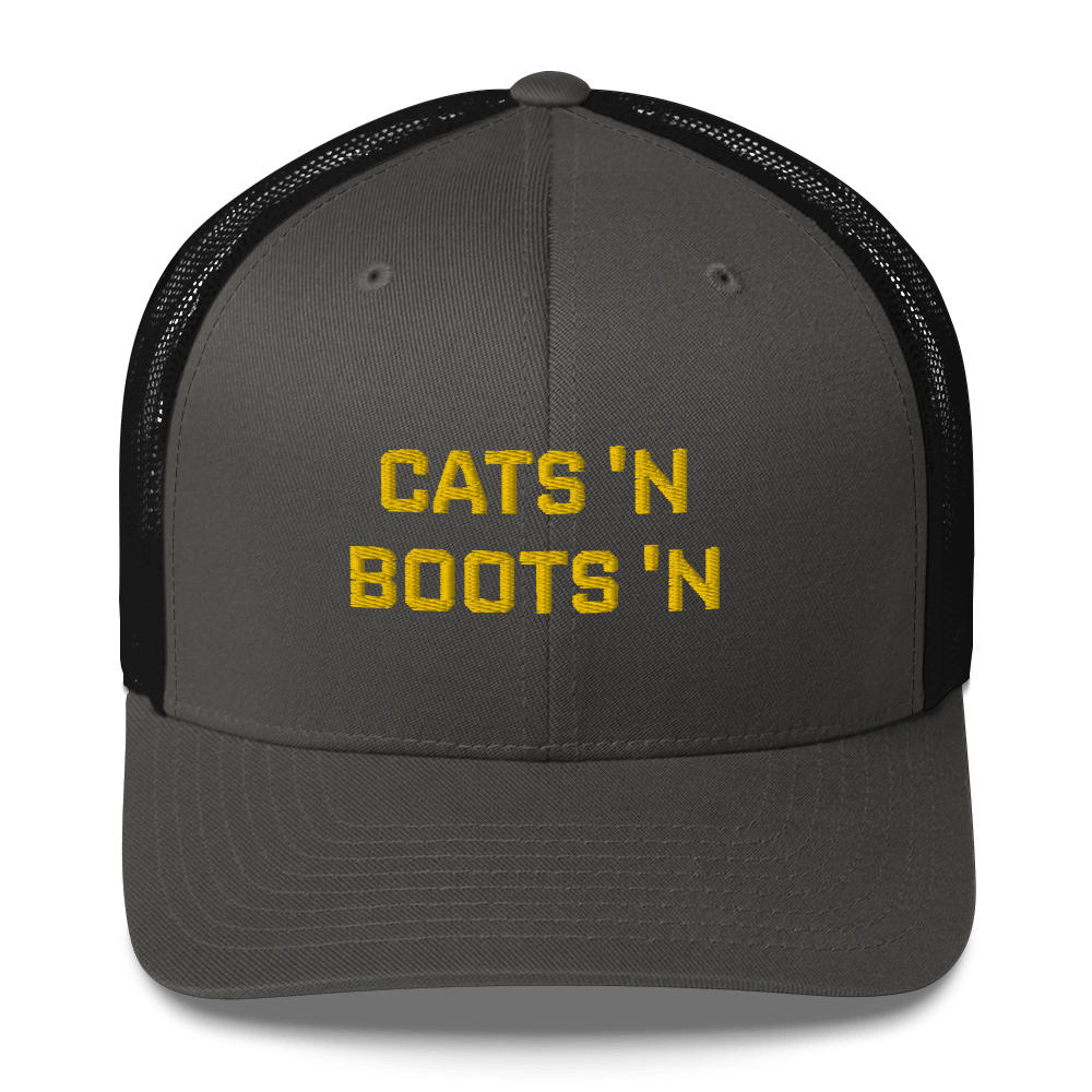 Cats 'N Boots 'N - Retro Trucker Hat