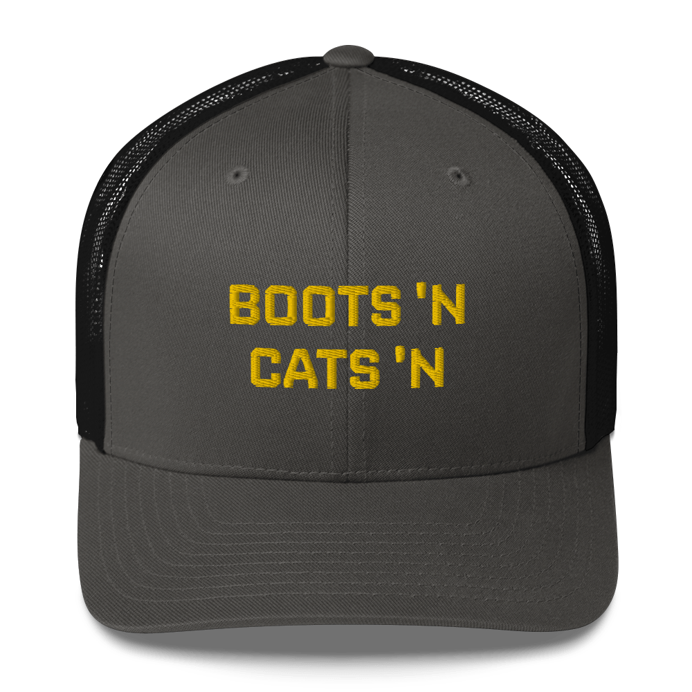 Boots 'N Cats 'N - Retro Trucker Hat