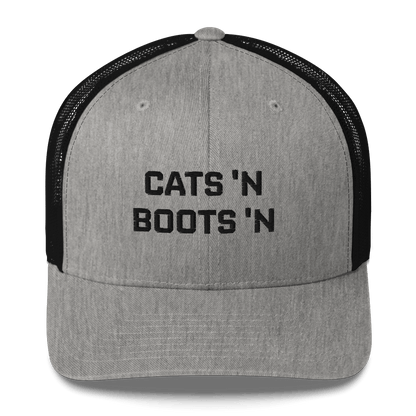 Cats 'N Boots 'N - Retro Trucker Hat